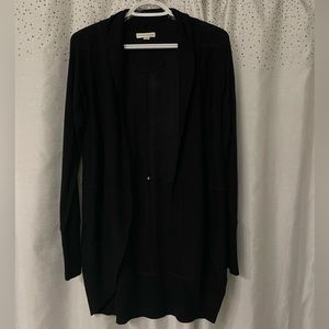 Black cardigan